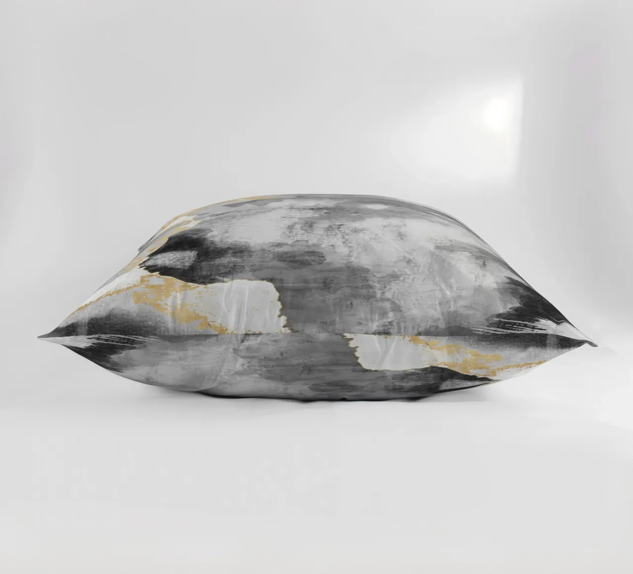 abstract art gray texture and white 2 cuscino da vintageshop