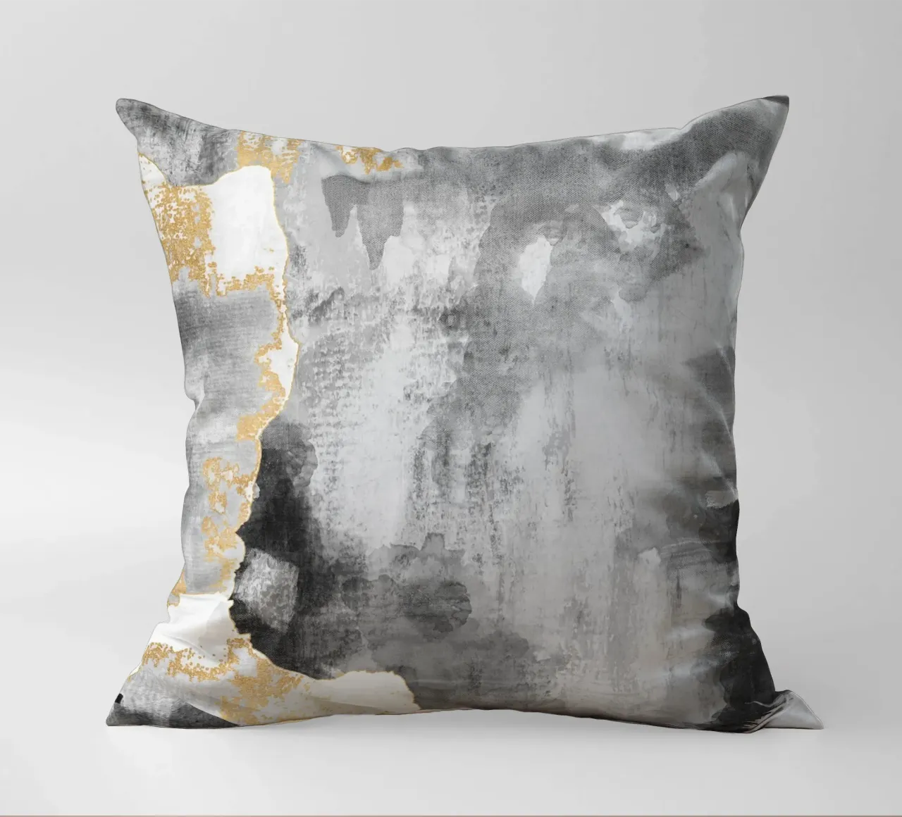 abstract art gray texture and white 2 cuscino da vintageshop