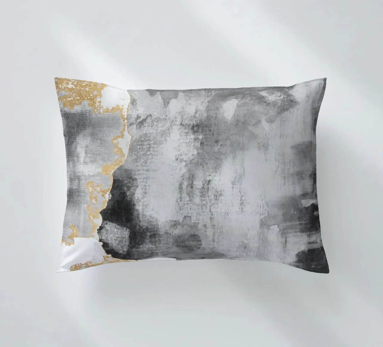 abstract art gray texture and white 2 cuscino da vintageshop