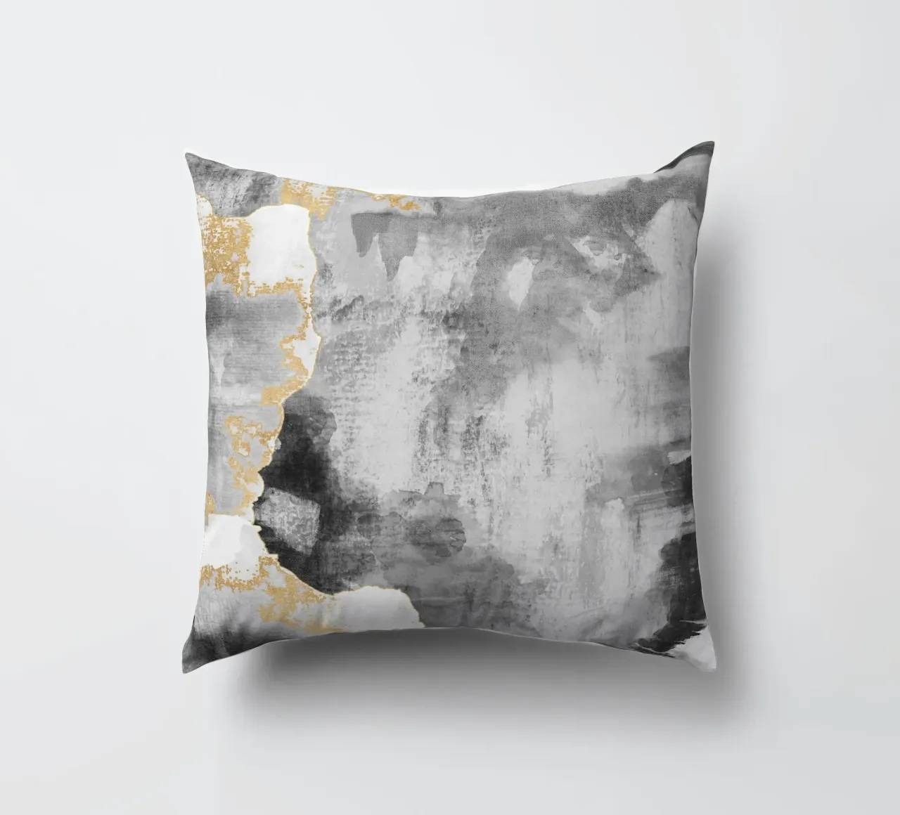 abstract art gray texture and white 2 cuscino da vintageshop
