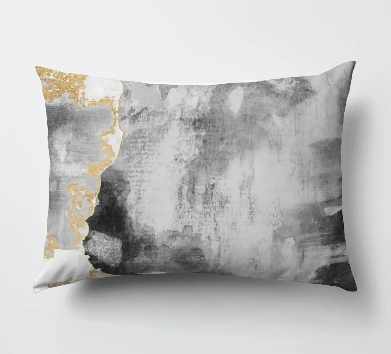 abstract art gray texture and white 2 cuscino da vintageshop