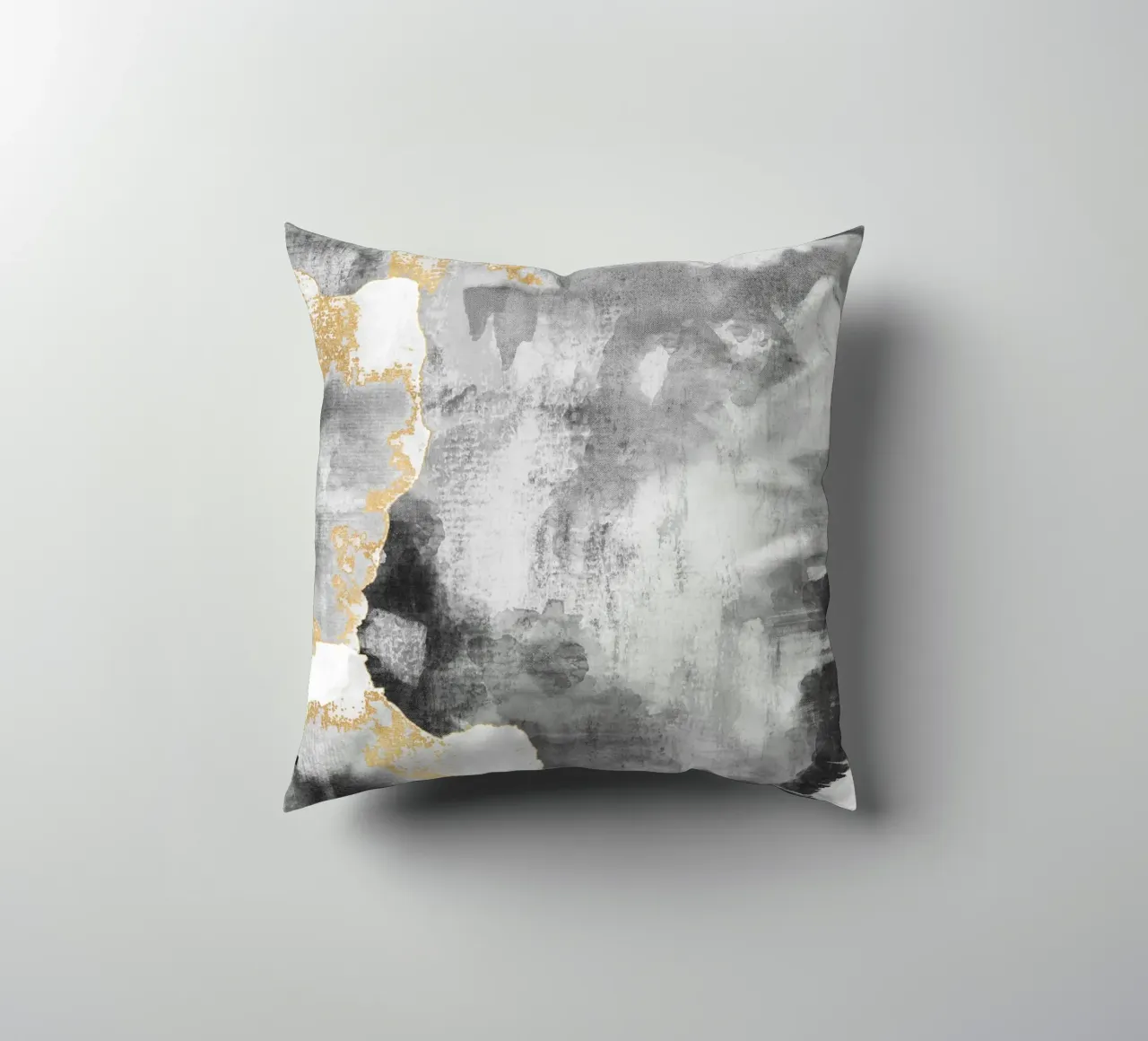 abstract art gray texture and white 2 cuscino da vintageshop