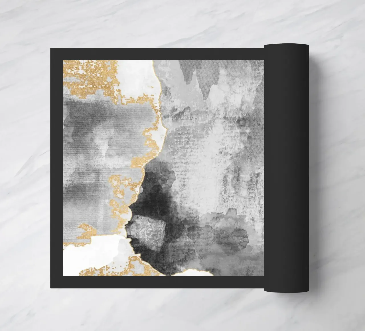 abstract art gray texture and white 2 zerbino da vintageshop