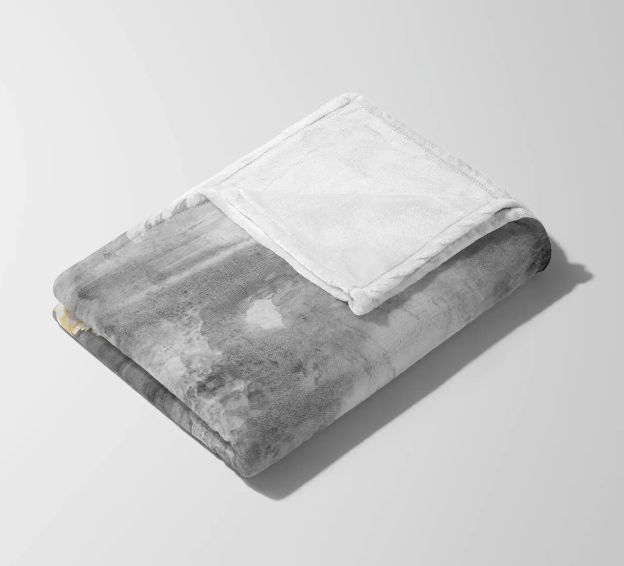 abstract art gray texture and white 2 plaid polaire de vintageshop