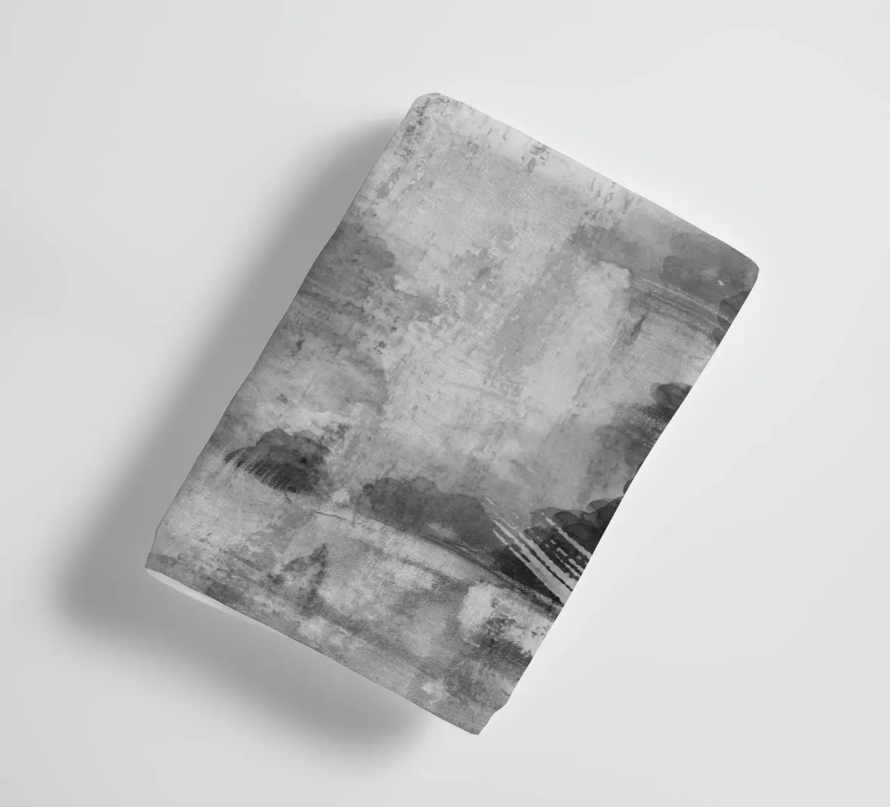 abstract art gray texture and white 2 towel by vintageshop
