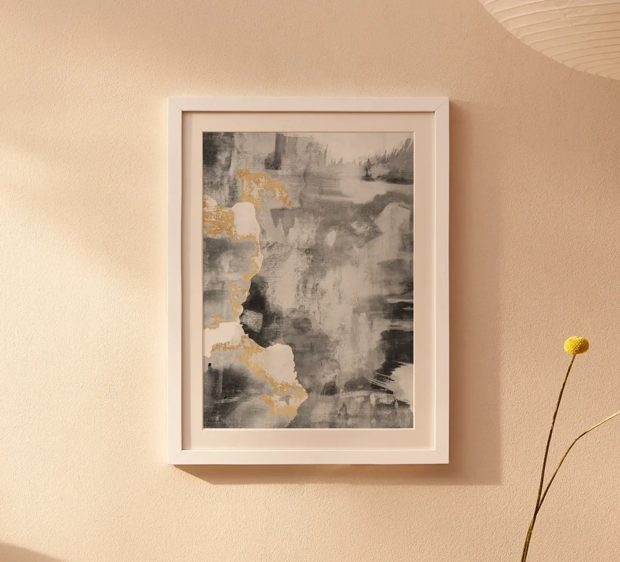 abstract art gray texture and white 2 carta hahnemühle da vintageshop