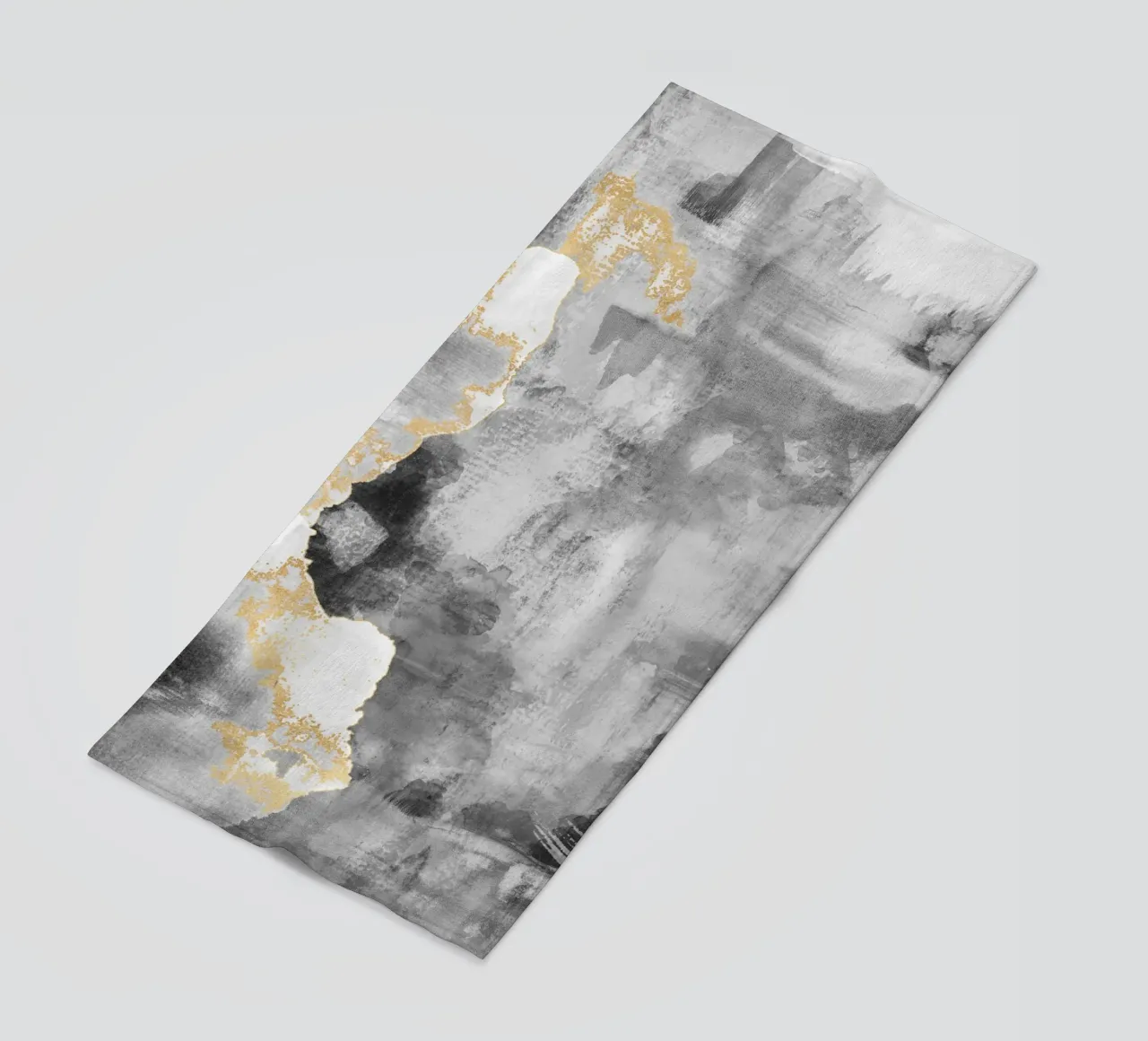 abstract art gray texture and white 2 telo mare da vintageshop