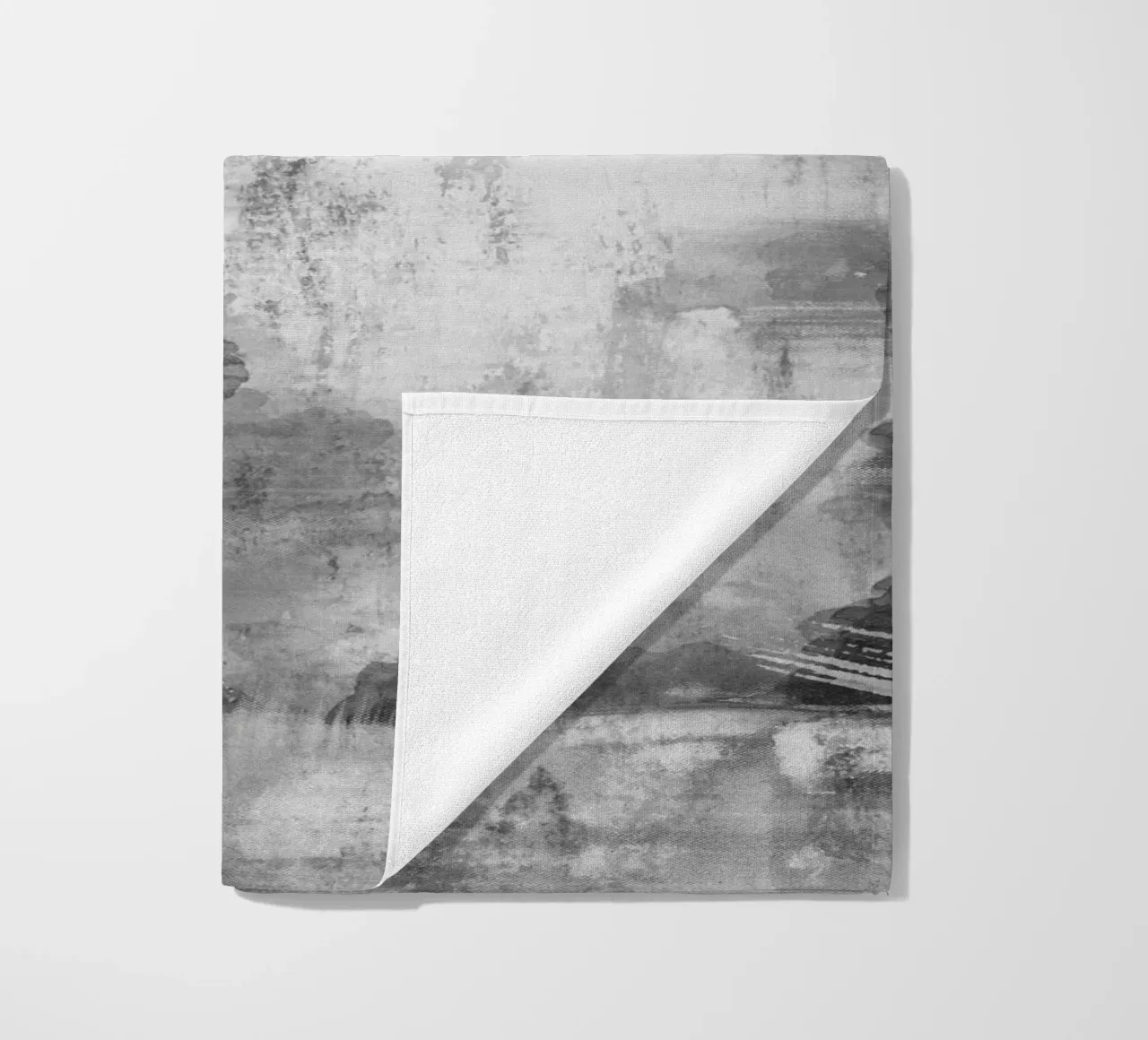 abstract art gray texture and white 2 telo mare da vintageshop