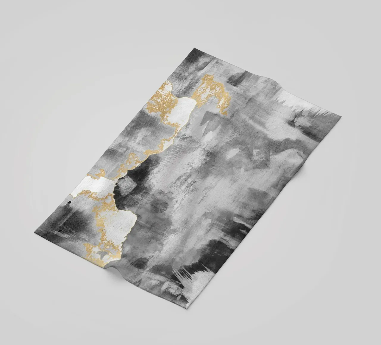 abstract art gray texture and white 2 telo mare da vintageshop