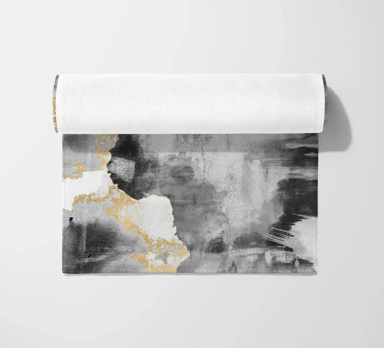 abstract art gray texture and white 2 telo mare da vintageshop