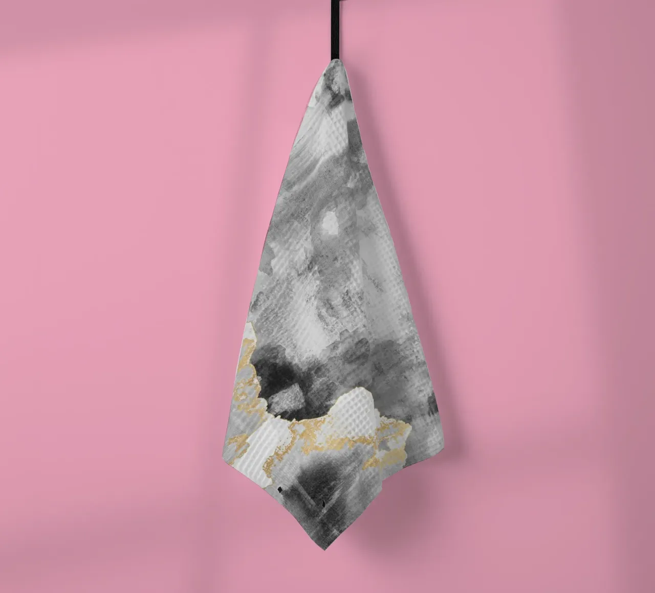 abstract art gray texture and white 2 torchon de vintageshop