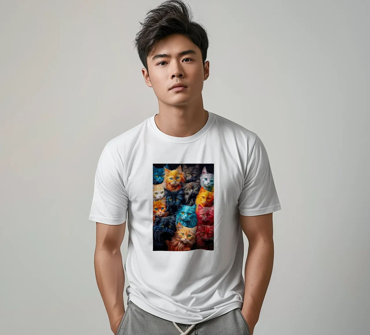 Gruppo di gatti t-shirt da Manuela