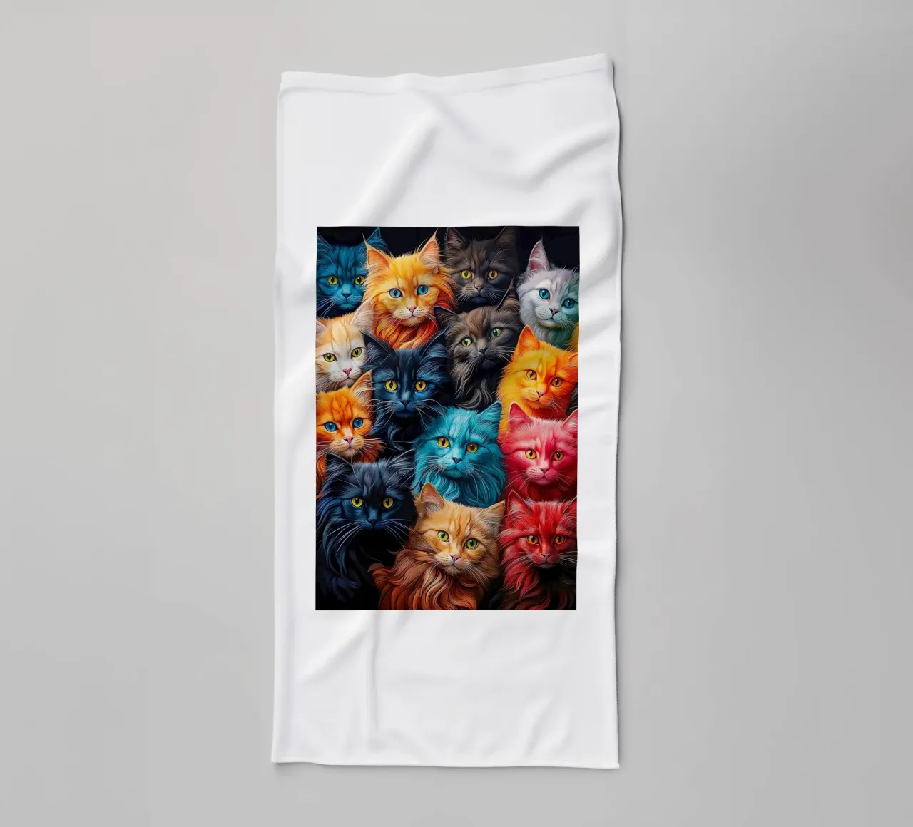 Groupe de chats serviette de bain de Manuela