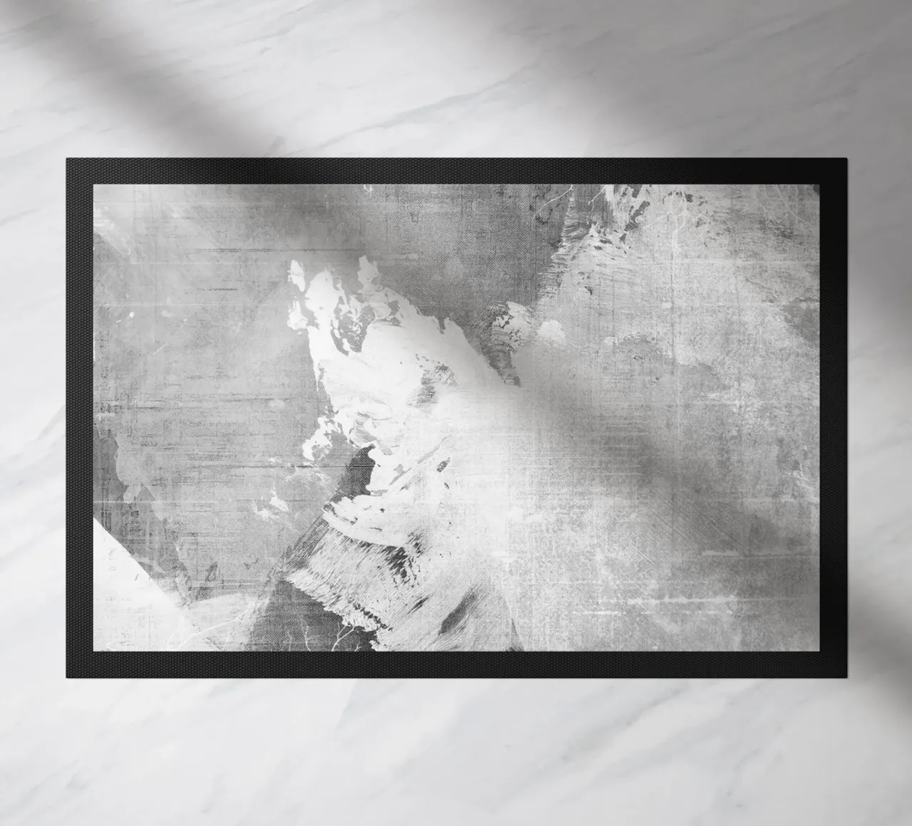 abstract art gray texture and white 3 zerbino da vintageshop