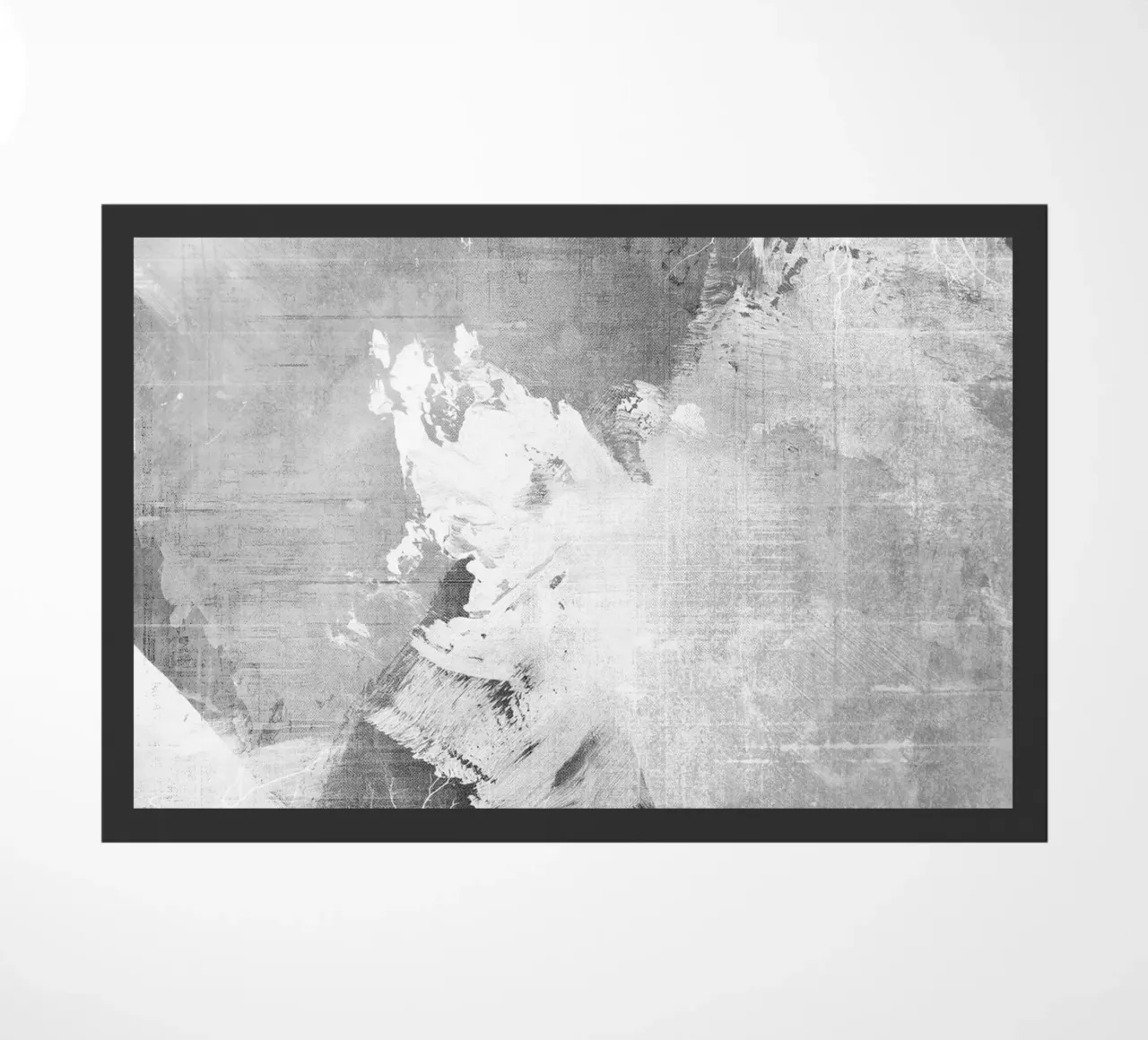 abstract art gray texture and white 3 zerbino da vintageshop