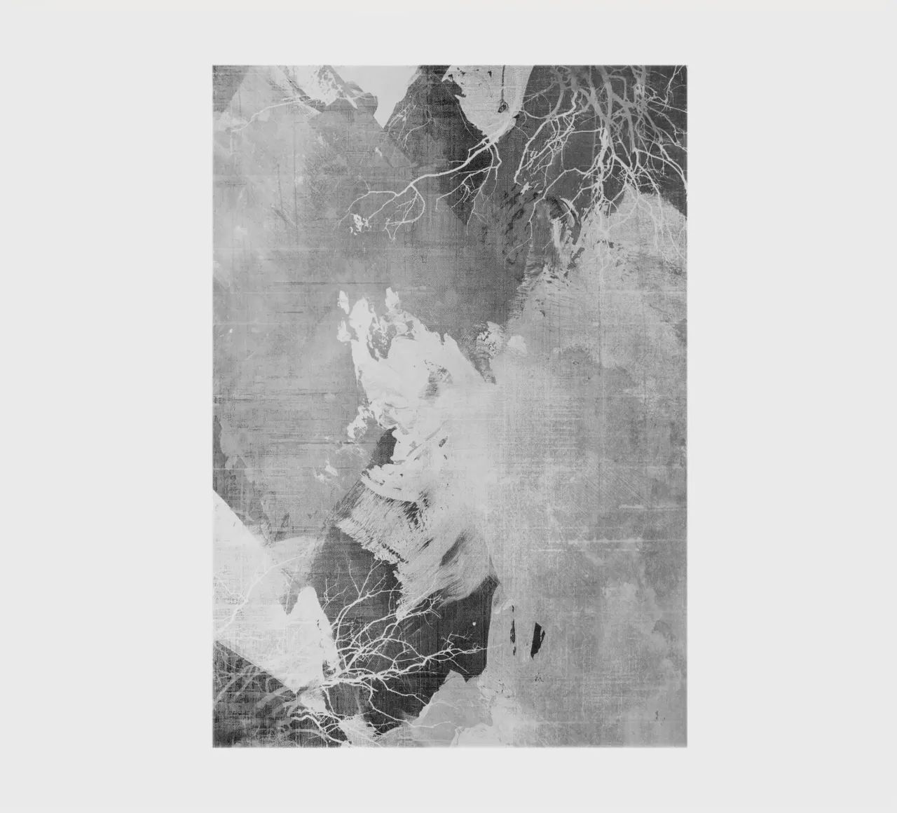 abstract art gray texture and white 3 notebook by vintageshop