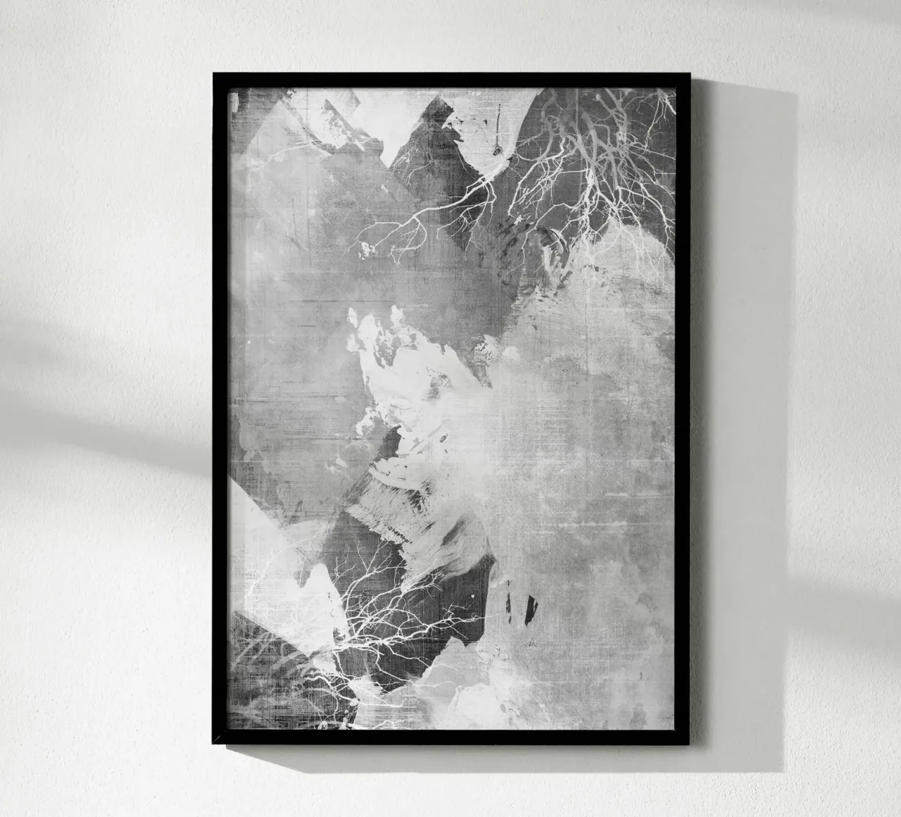 abstract art gray texture and white 3 carta hahnemühle da vintageshop