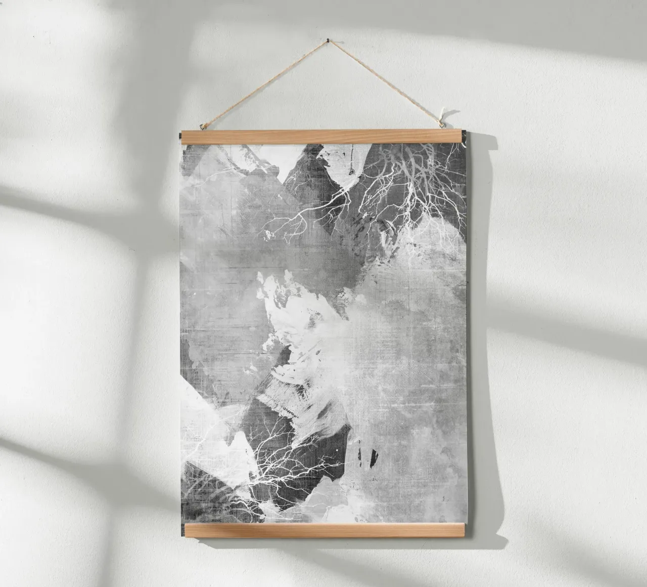 abstract art gray texture and white 3 carta hahnemühle da vintageshop
