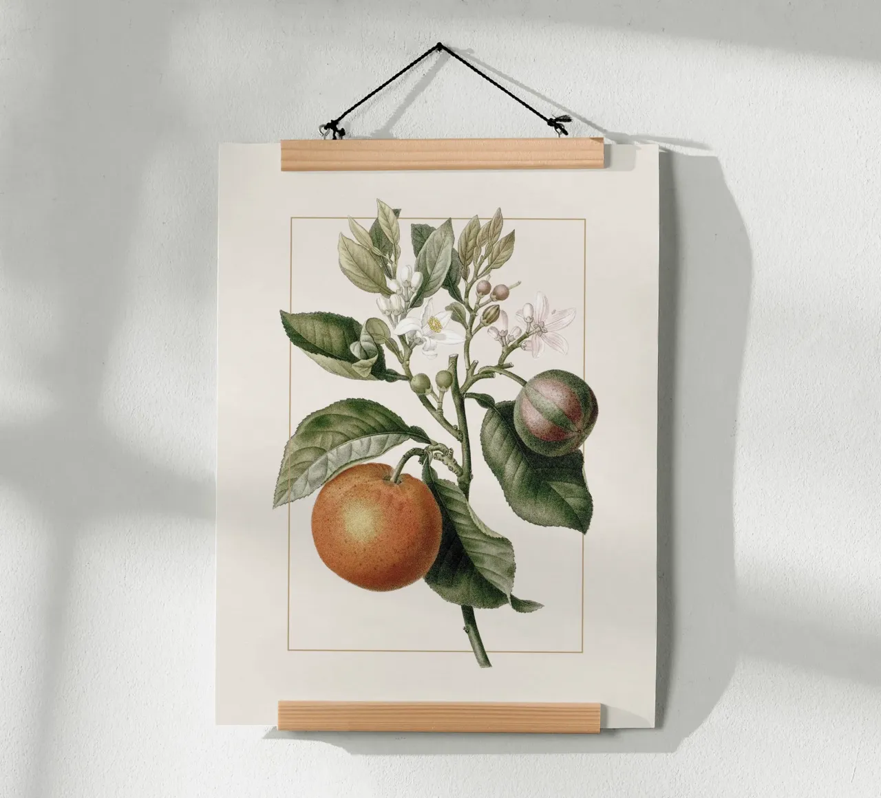 Orange Branch no. 3 carta hahnemühle da apoloprints