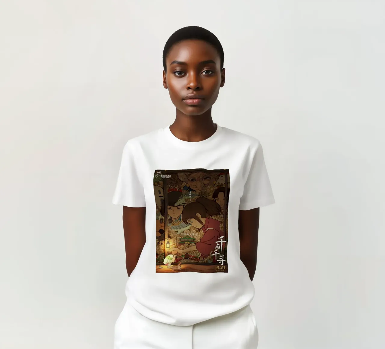 Spirited Away II (cinese) t-shirt da Shin Store