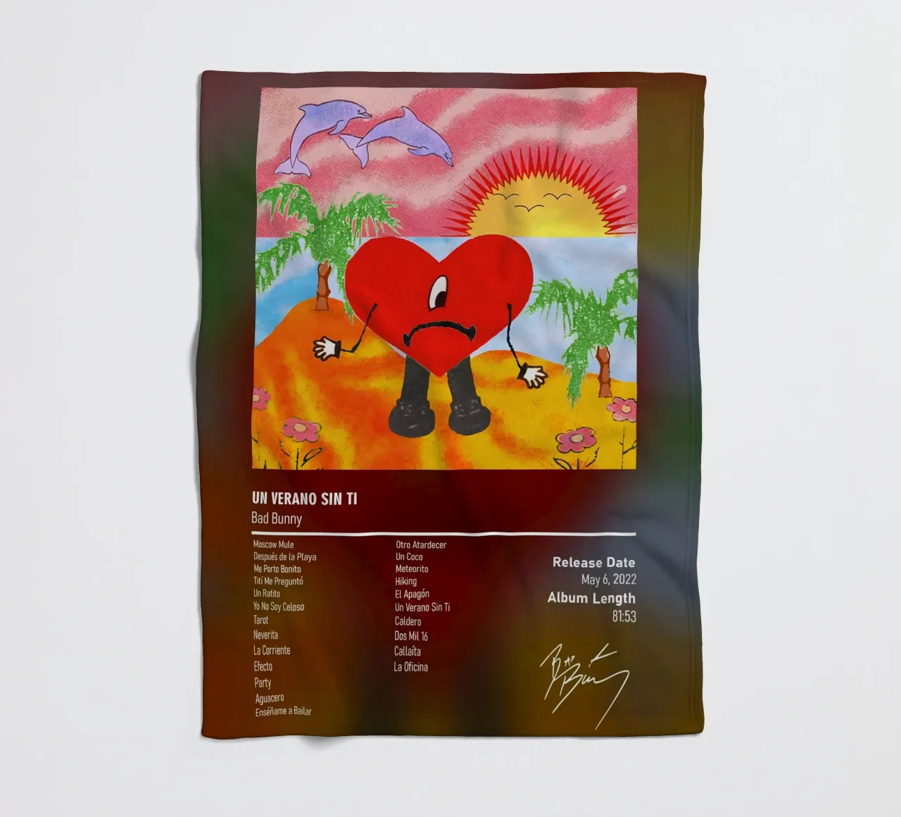 Un Verano Sin Ti (2022) by Bad Bunny coperta in pile da DGUnder
