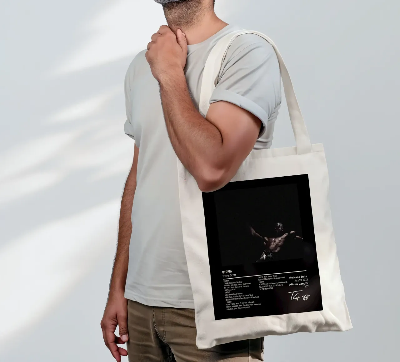 UTOPIA (2023) by Travis Scott borsa in juta da DGUnder