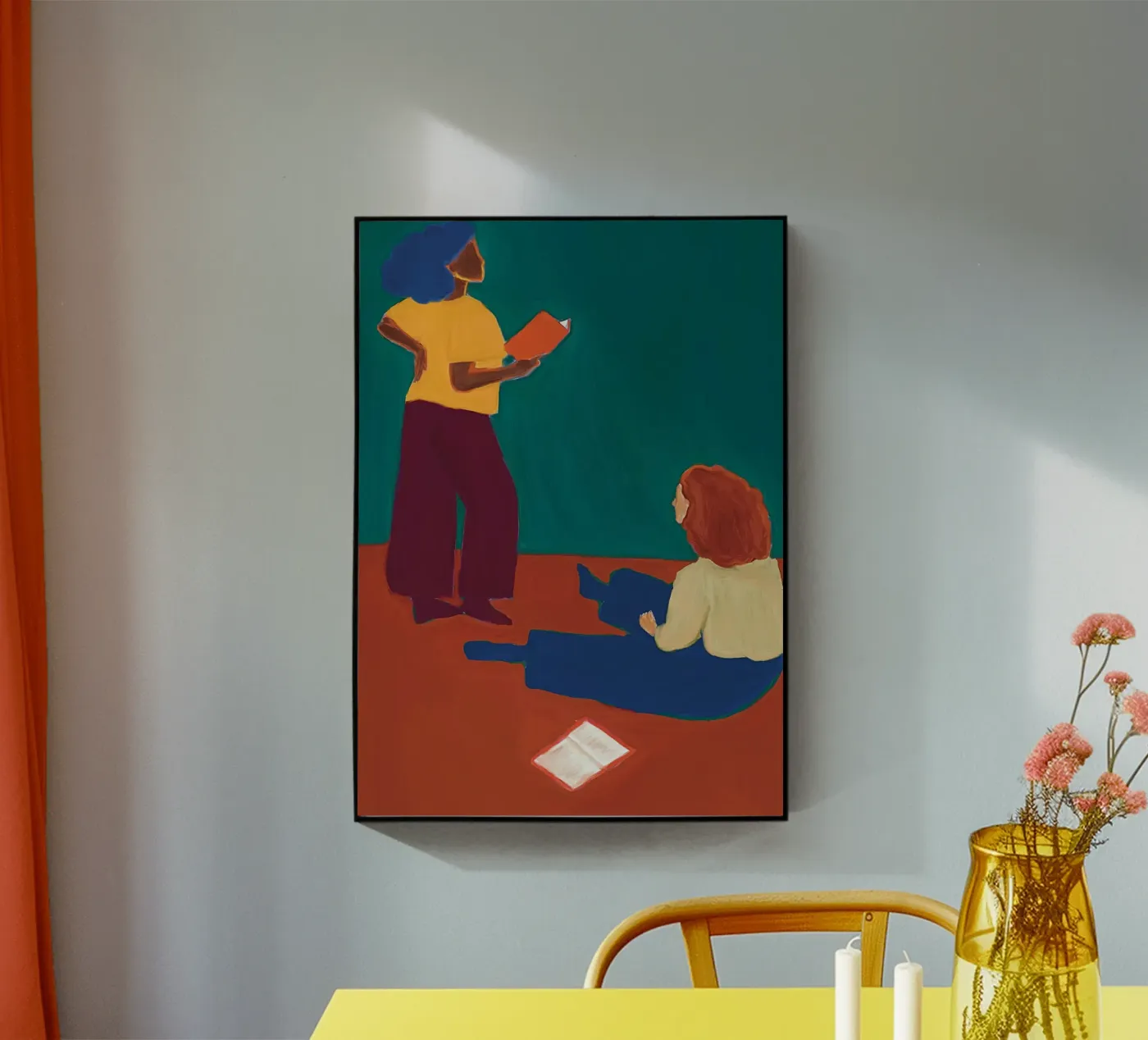 The rehearsal acrylic glass by tainah negreiros