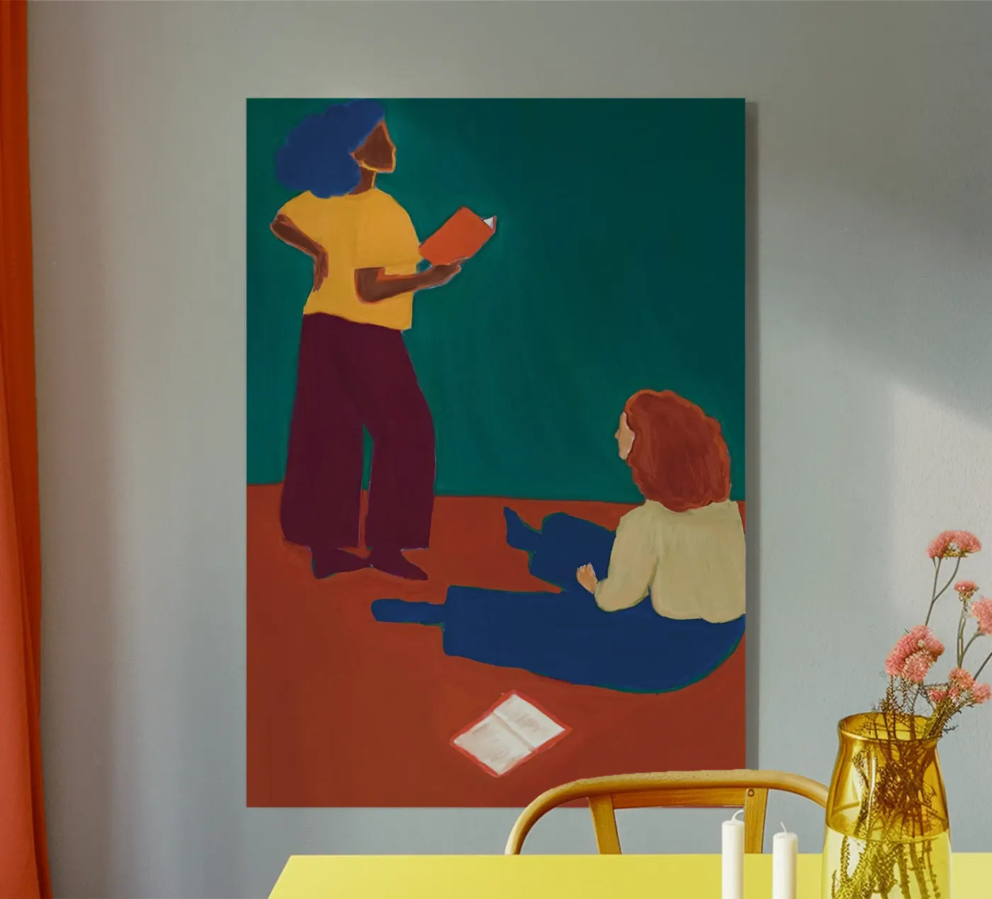 The rehearsal acrylic glass by tainah negreiros
