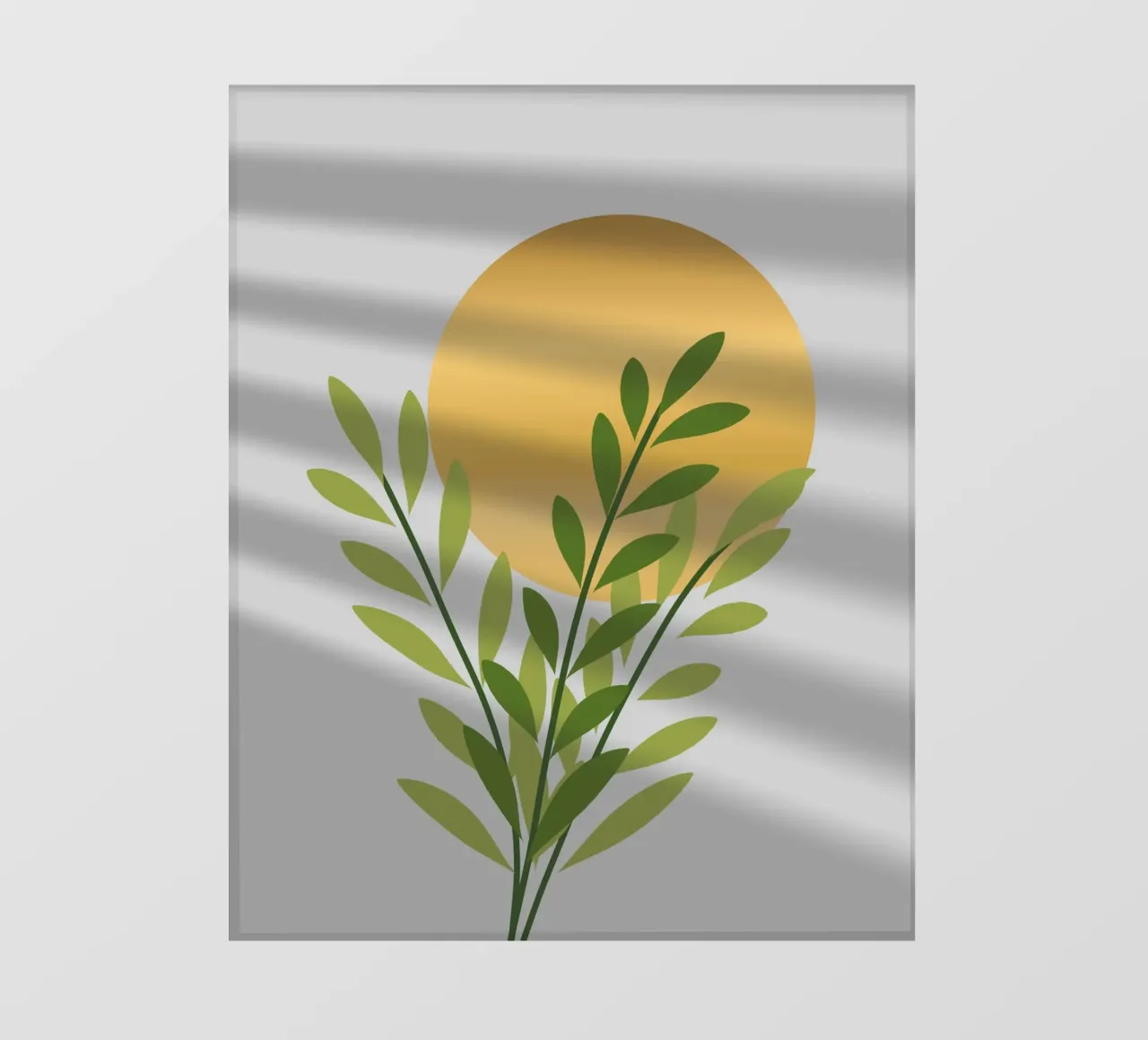 greenery plants pellicola backlit da Creaton