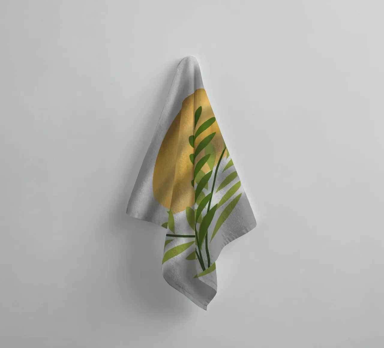 greenery plants asciugamano da bagno da Creaton