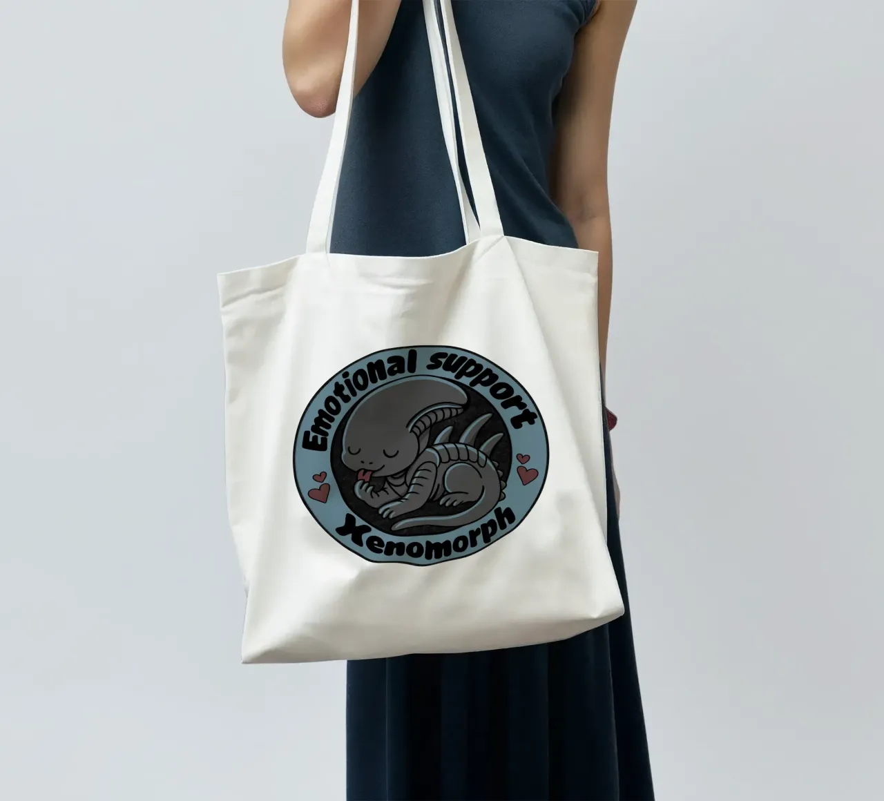 Xenomorfo di supporto emotivo borsa in juta da Loobs