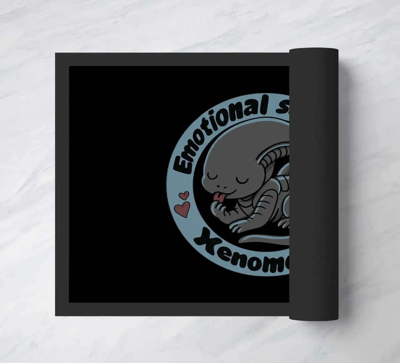 Xenomorfo di supporto emotivo zerbino da Loobs
