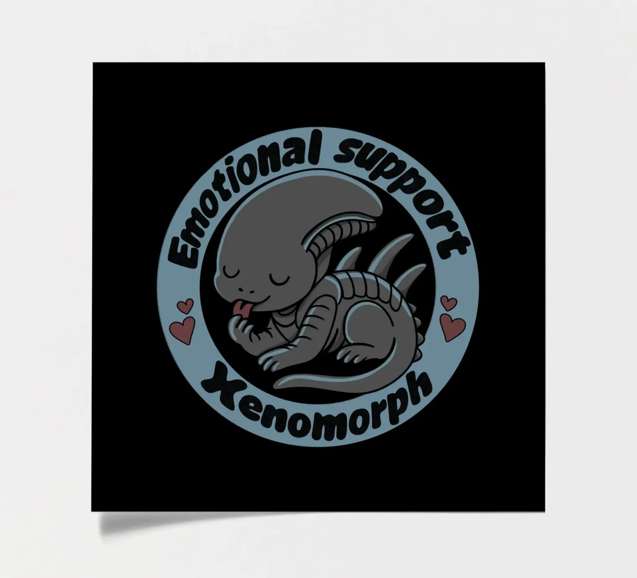 Emotionale Unterstützung Xenomorph Stickerbogen von Loobs