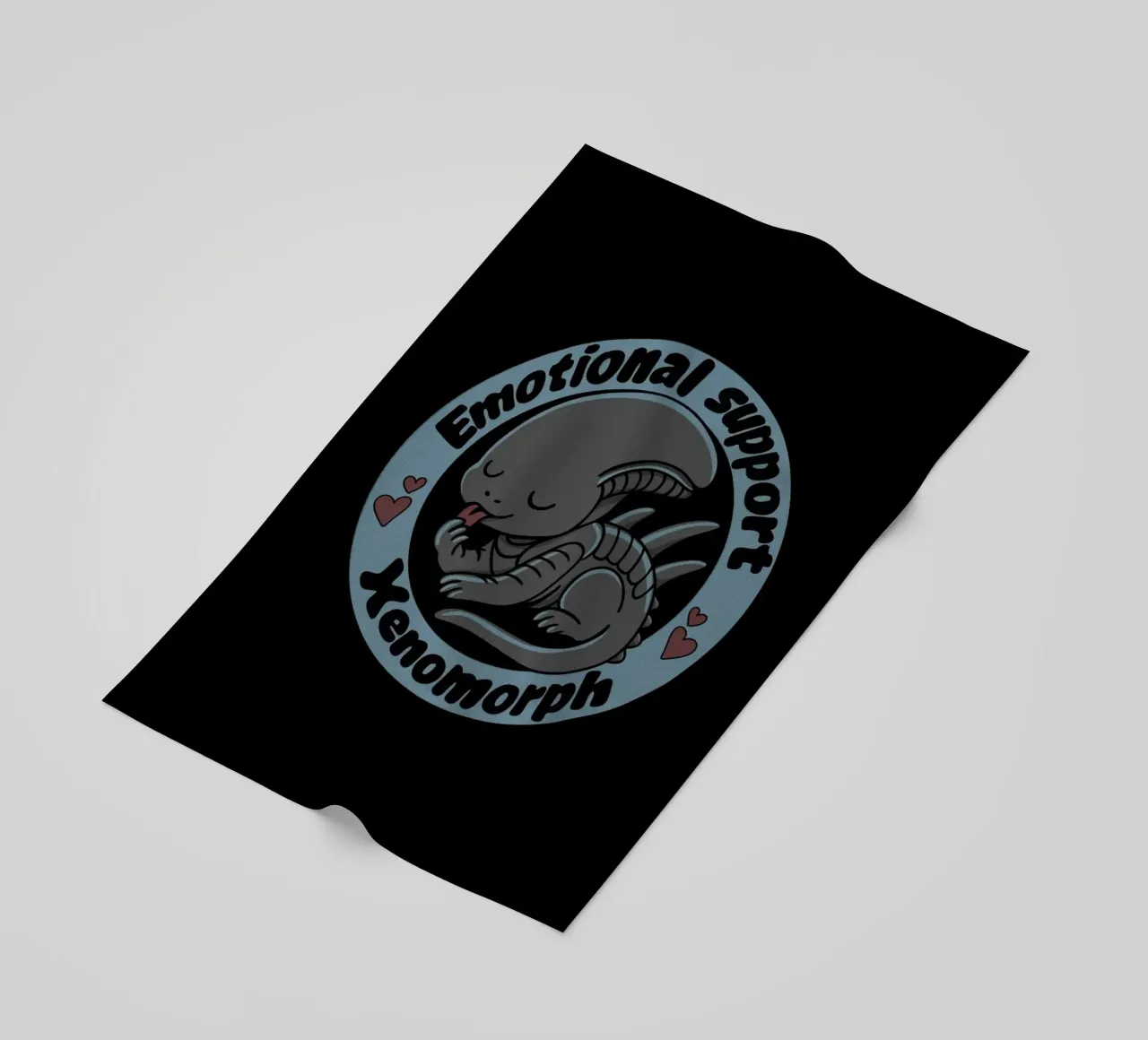 Xenomorfo di supporto emotivo telo mare da Loobs