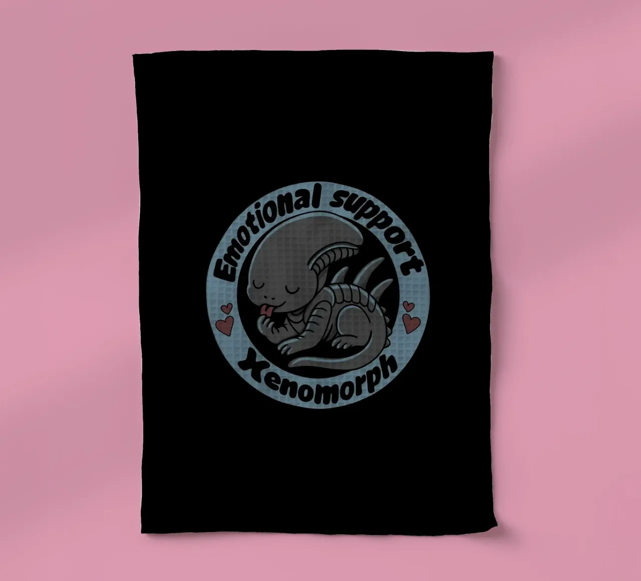 Xenomorfo di supporto emotivo canovaccio da cucina da Loobs