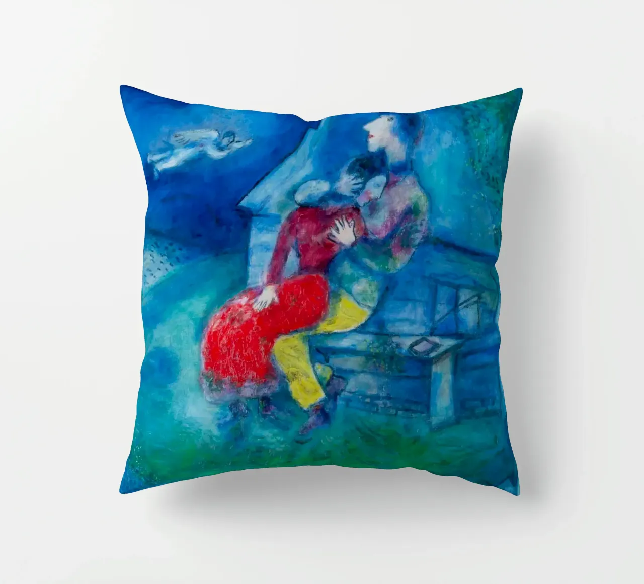 Gli amanti di Marc Chagall cuscino da Classic Art Prints