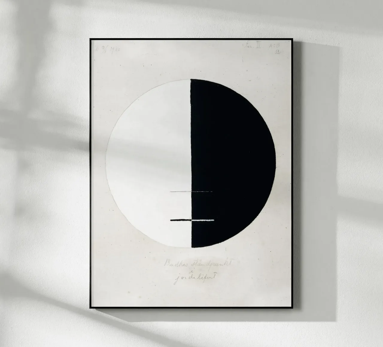 Le point de vue du Bouddha sur la vie terrestre n° 3 (1920) plexiglas de Art History