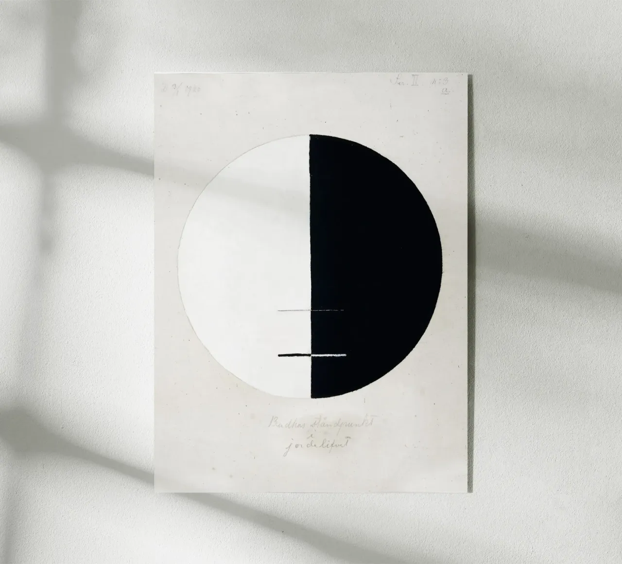 Le point de vue du Bouddha sur la vie terrestre n° 3 (1920) plexiglas de Art History