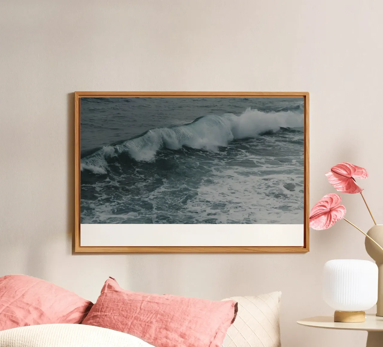 Maree di silenzio alluminio dibond da PhotoVibe Decor