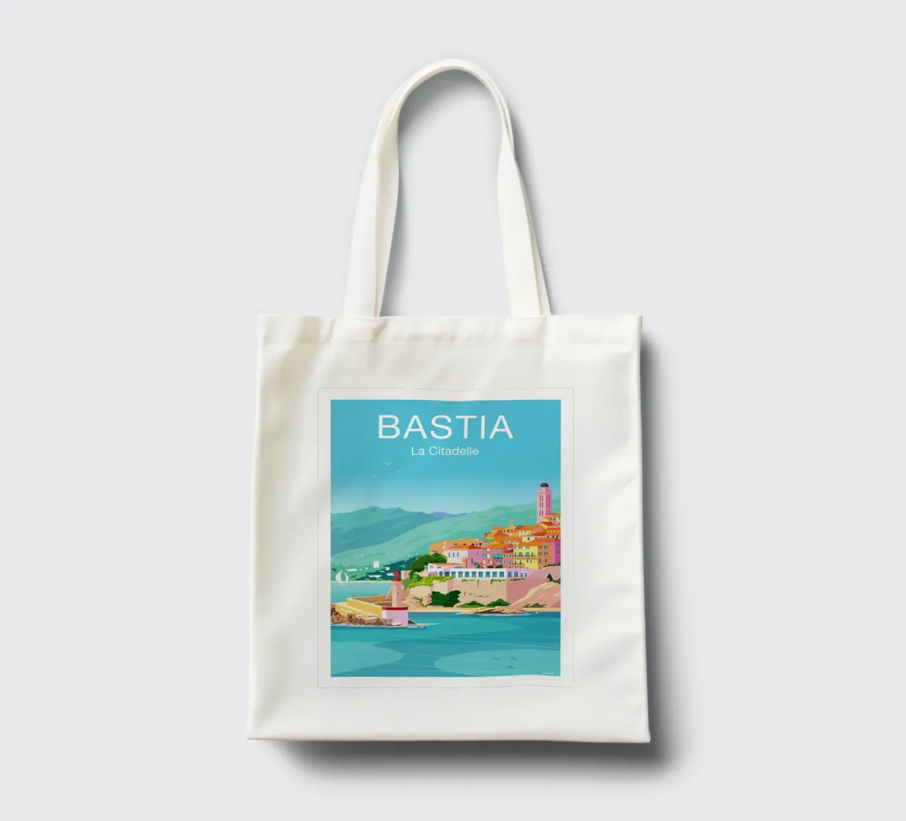 Bastia borsa in juta da Raphaël Delerue