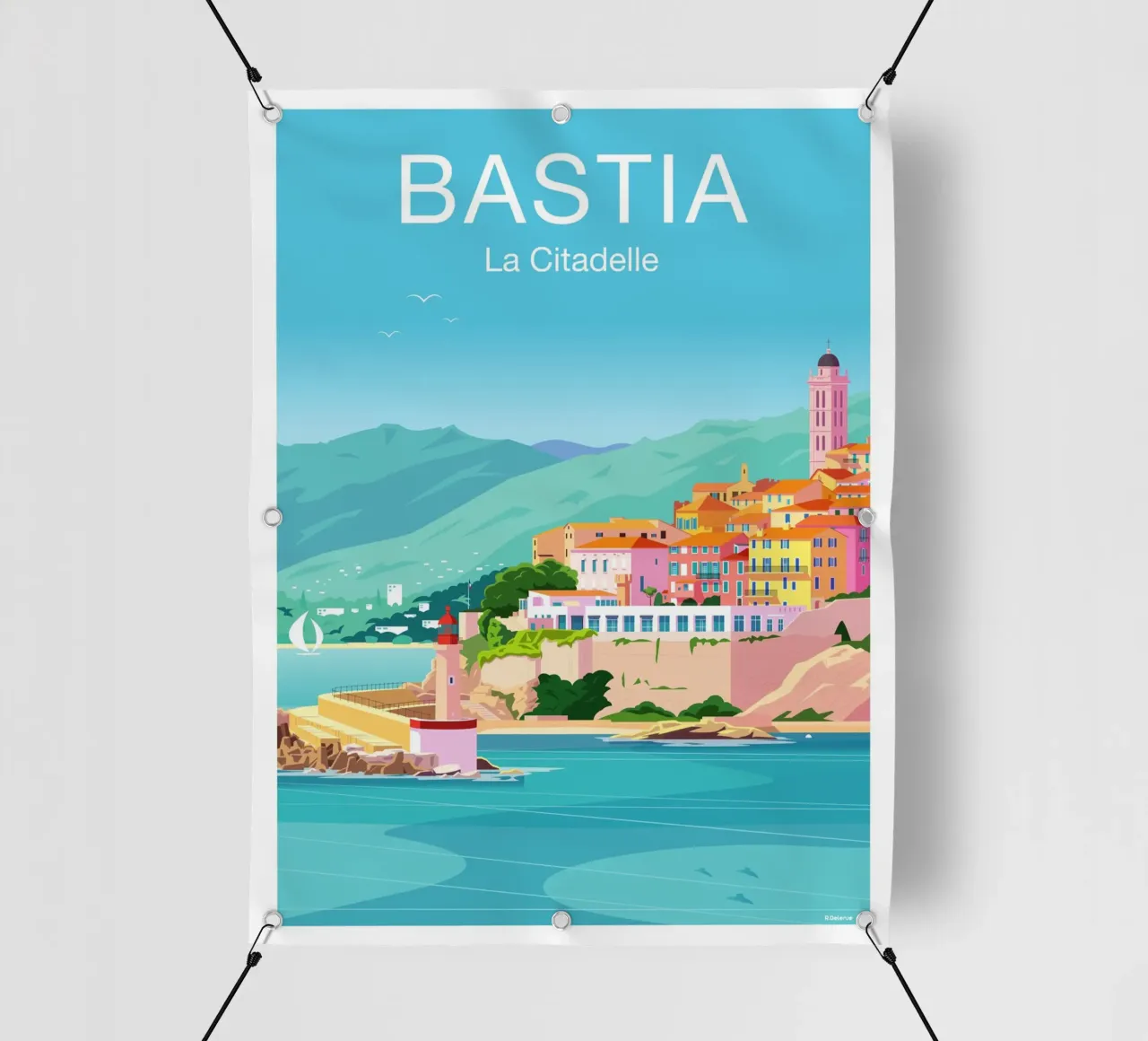 Bastia telo in pvc da Raphaël Delerue