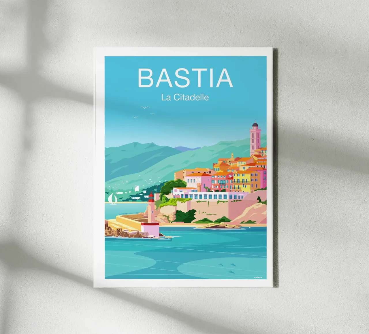 Bastia canvas by Raphaël Delerue