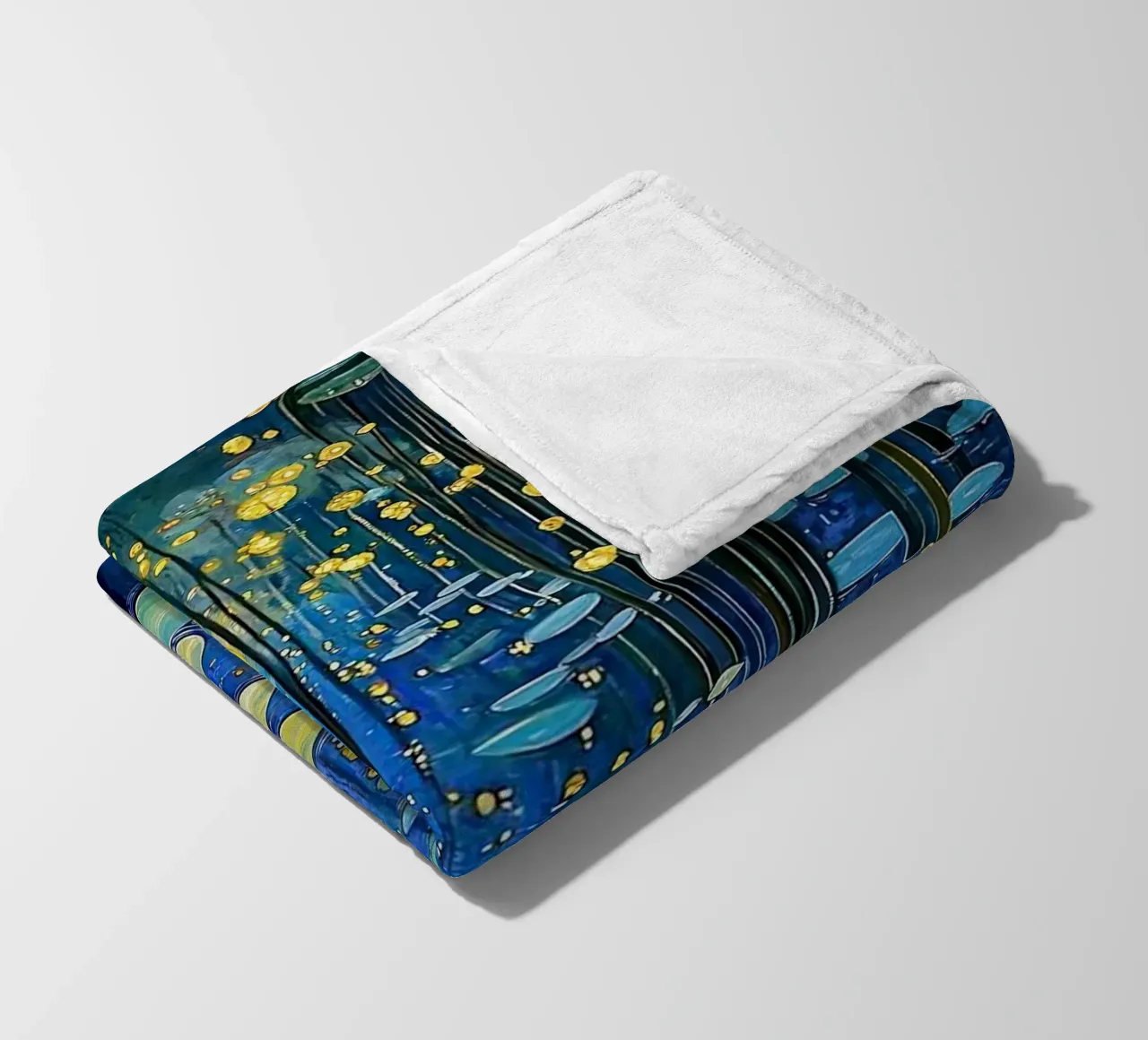 lilypads stagno acqua notte coperta in pile da Harley Wood