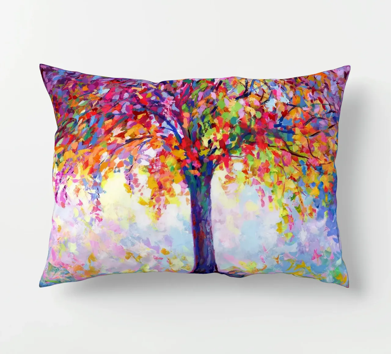 albero natura colorata cuscino da Harley Wood
