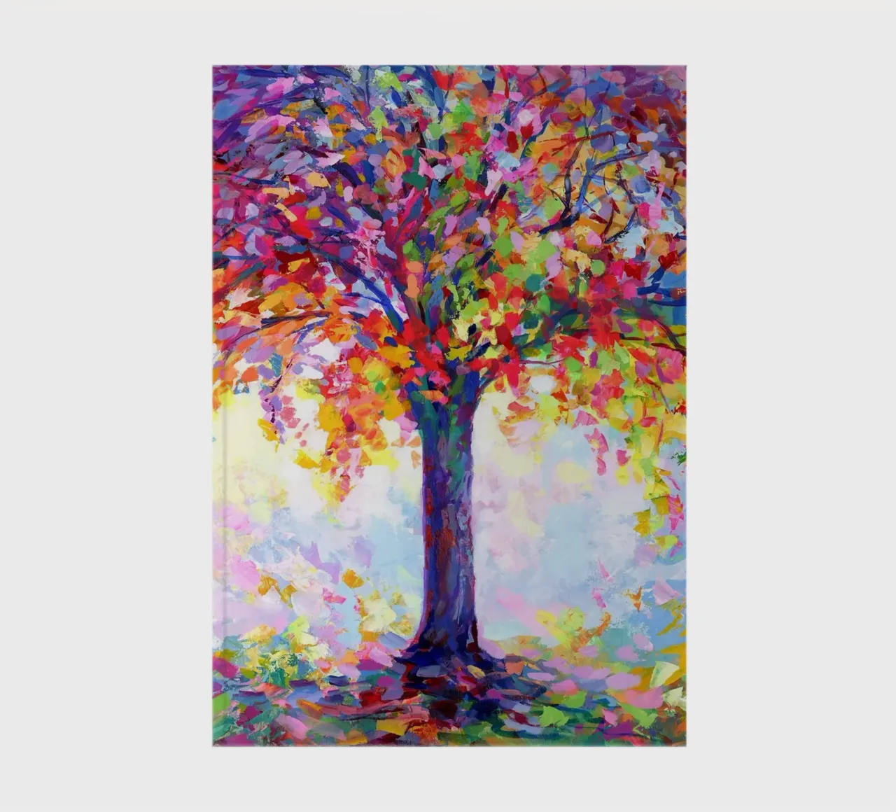tree nature colorful notebook by Harley Wood