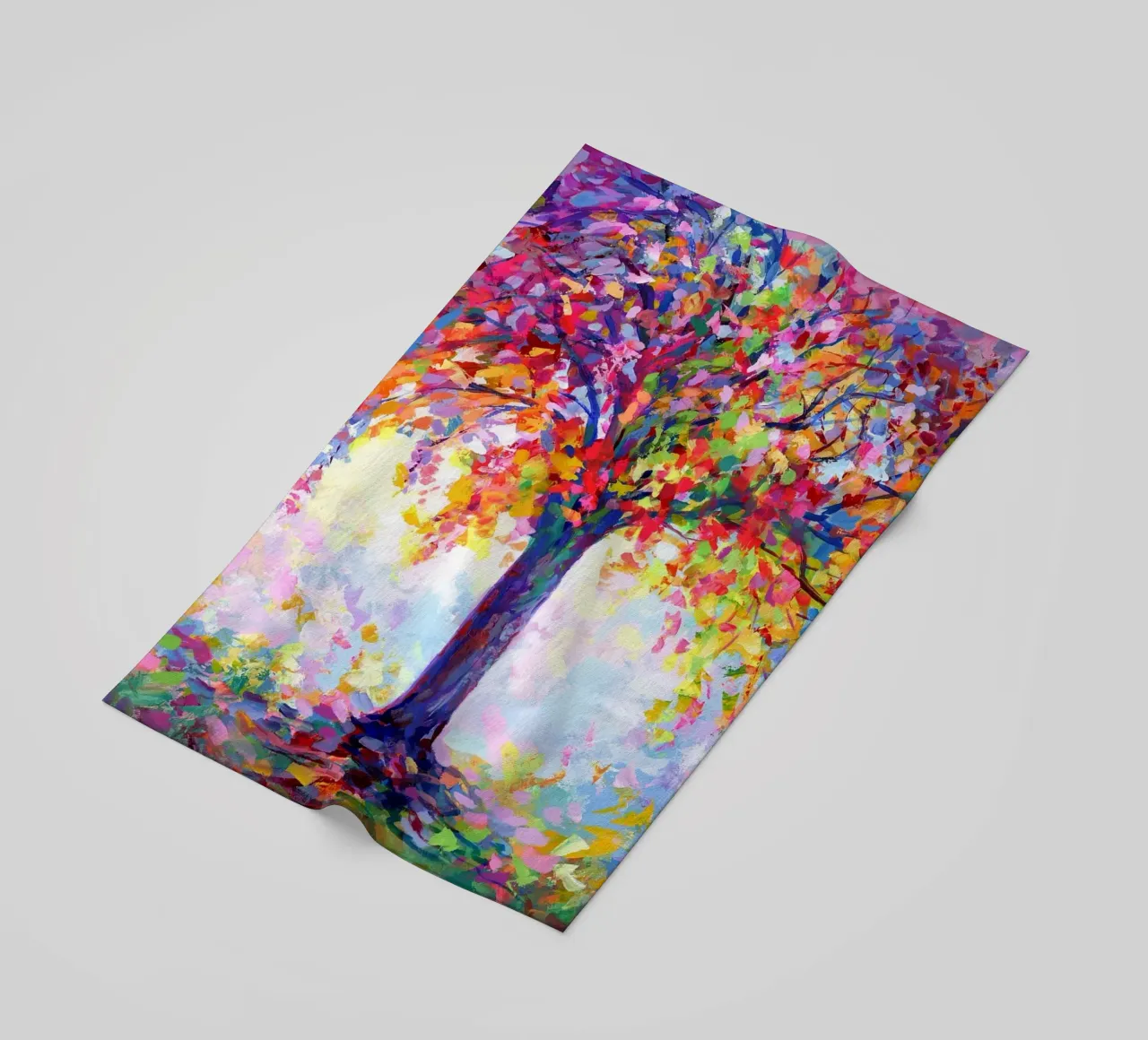 albero natura colorata telo mare da Harley Wood