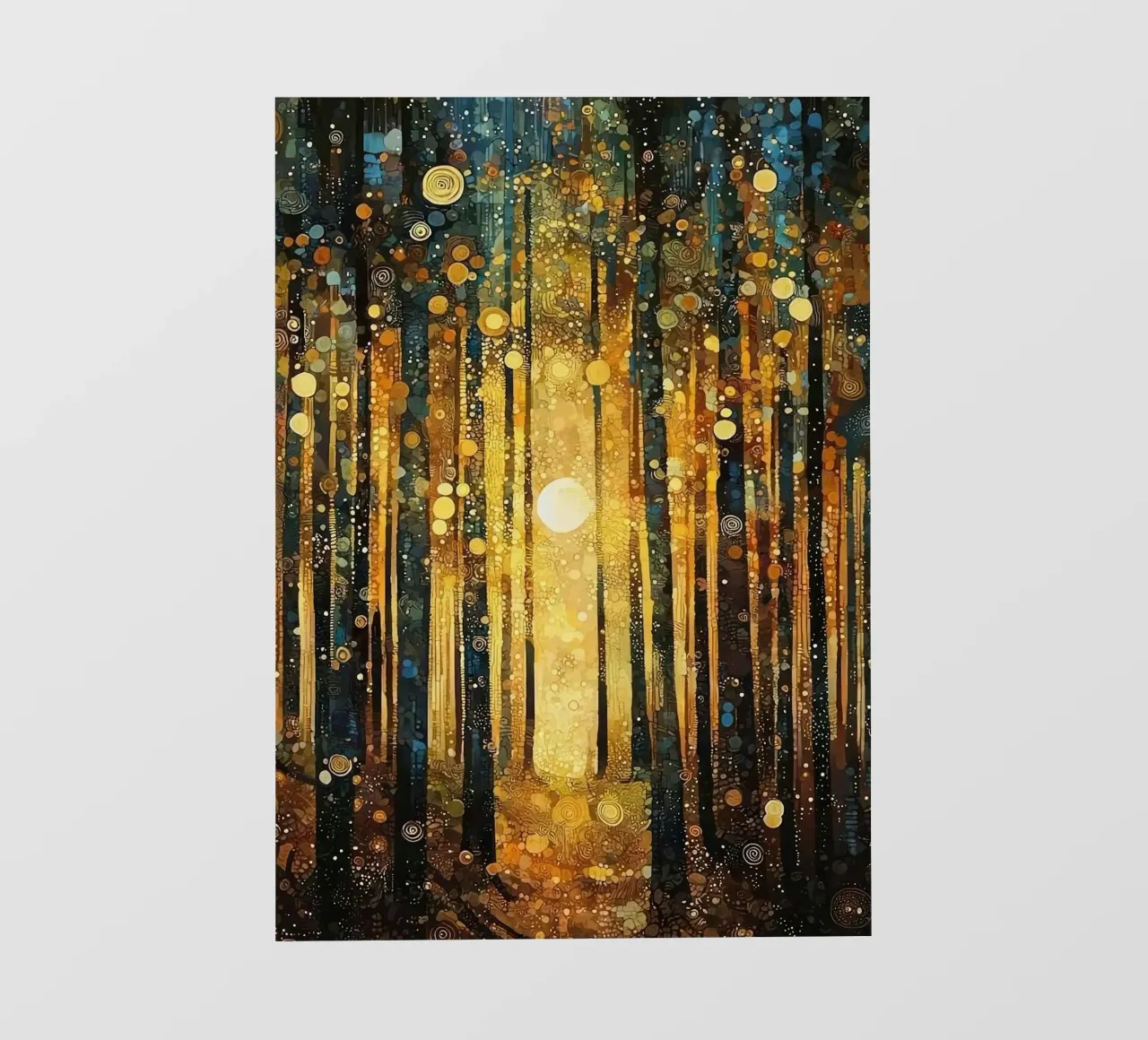 foresta alberi sole luce pellicola backlit da Harley Wood