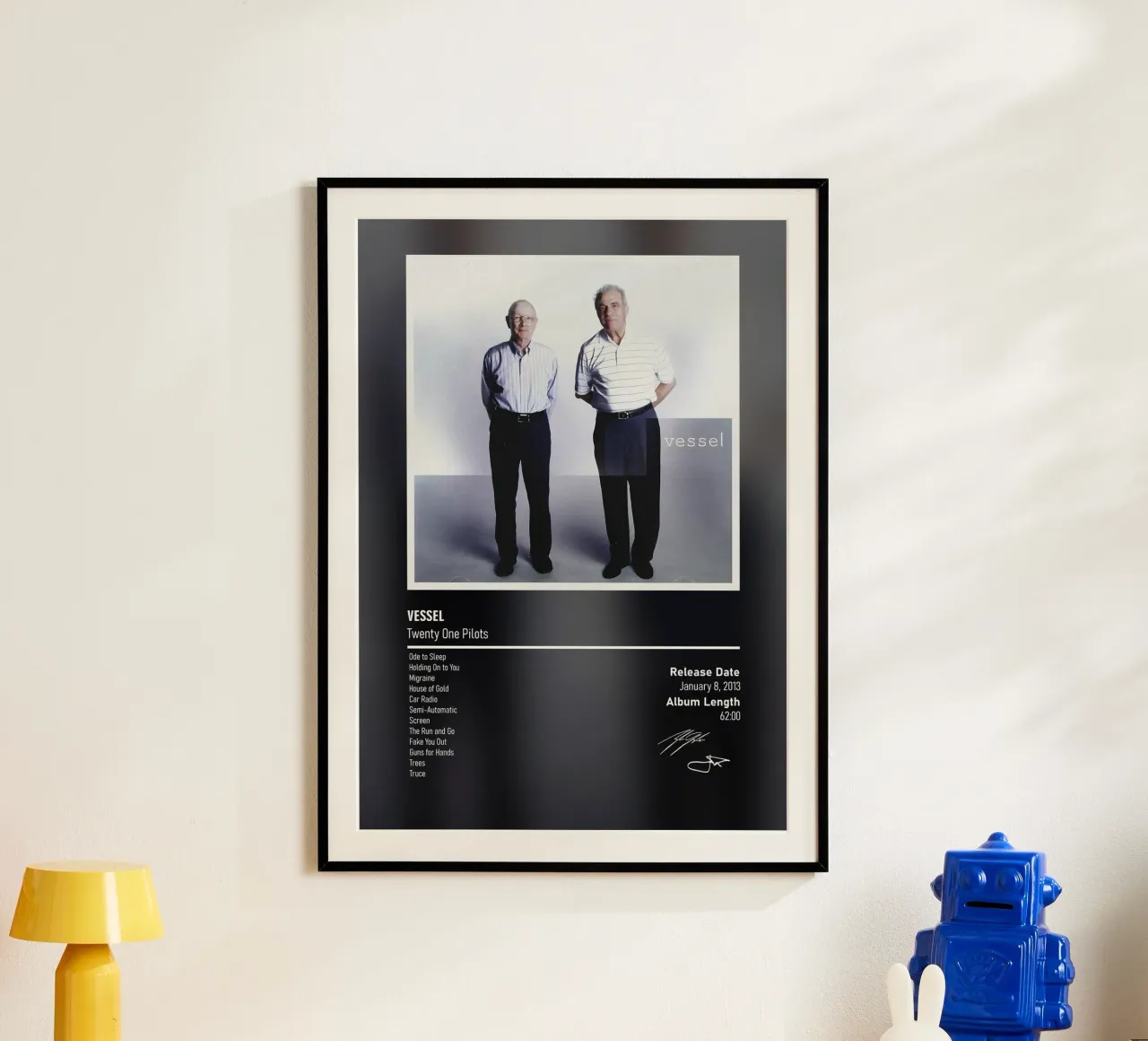 Vessel (2013) by Twenty One Pilots poster con telaio in legno da DGUnder