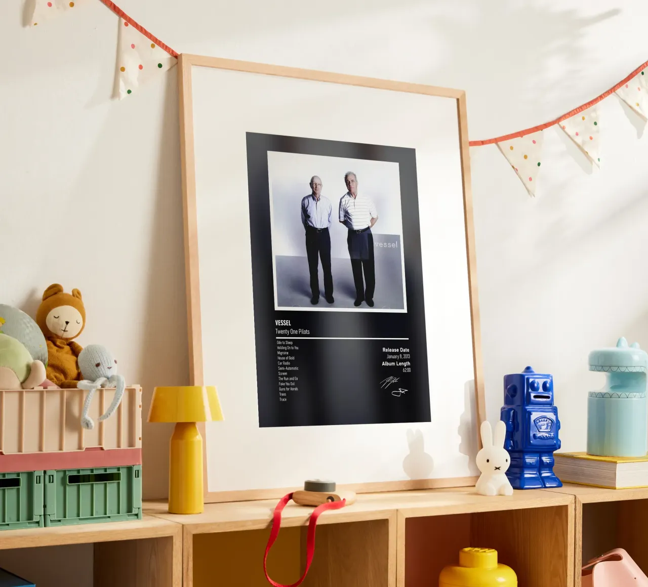 Vessel (2013) by Twenty One Pilots poster con telaio in legno da DGUnder