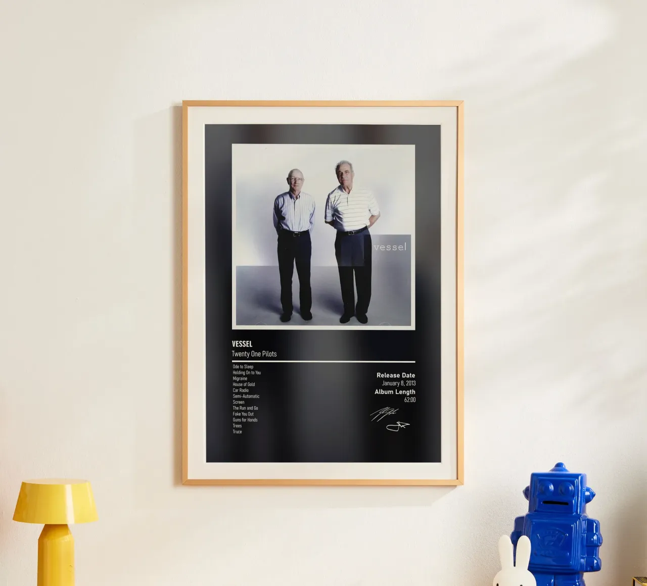 Vessel (2013) by Twenty One Pilots poster con telaio in legno da DGUnder
